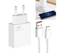 keyxer Chargeur Xiaomi 33W Charge Rapide, Chargeur pour Téléphones Portableset Câble USB C 2M 6A Mi Turbo, pour Xiaomi 14 13 12 12t 12s Pro Lite Redmi Note K60 K50 11 11s 12 Pro Plus Note