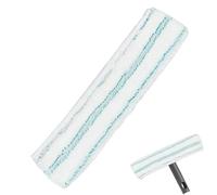 keyxer Lot de 1 Serpillères de Rechange Leifheit Serpillère Microfibre pour Housse de Rechange pour Balai à Vitre, Essuie,Raclette à Fenêtre Housse de Lave Vitres en Microfibre pour Vitres et Cadres