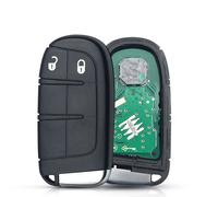 Keyyou Remplacement Clé À Distance Intelligente À 5 Boutons M3n 40821302 Fob 433mhz Pour Jeep Grand Cherokee 2013-2018 Dodge Journey Challenge - Type Model 1-For Jeep