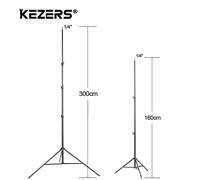 KEZERS-Trépied de niveau laser réglable, 1.6m/3m, support recommandé 3m