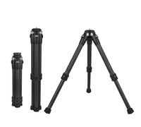 Kezhi Mini trépied robuste en fibre de carbone - Petit trépied de table universel pour appareil photo, cardan, caméra d'action, caméscope, microphone, lumière LED (noir)