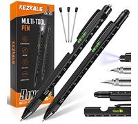 KEZKALS Cadeau Homme/Femme Original, 2pcs Multifonction 9 en 1 Stylo, Idee Cadeau Fete des Peres Original, Cadeau Papa, Idee Cadeau Homme Original, Cadeau Anniversaire Homme, Idee Cadeau Homme Noel