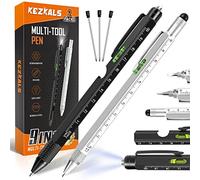 KEZKALS Saint Valentin Cadeau Homme, 2pcs Multifonction 9 en 1 Stylo, Idee Cadeau Papa Fete des Peres Anniversaire Homme Original