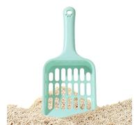 Kezvmhy Lunette de toilette pour chat, ergonomique, pelle extrudée, long manche, pelle à litière pour chat, couloir, animalerie, copropriété, véranda, usage domestique, dressing