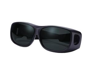 [Kezvmhy] Lunettes de soudage - Protection primaire en polycarbonate, monture de 16 x 15,5 cm, filtre vert clair anti-reflets, lunettes ergonomiques de 16 x 15,5 cm | Lunettes de sécurité pour