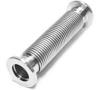 KF-50 Tuyau à soufflet en métal - Tube ondulé en acier inoxydable 304 ISO-KF Taille NW-50 200 mm Connecteur à soufflet durable pour applications haute pression