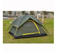 KF-Portable Quick Automatic 3-4 Person Camping extérieure Tent verte Double Layer Easy Instant Setup 2*2.2m