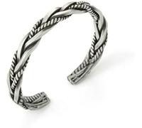 KF-Premium Bracelet torsadé en argent sterling 925 fait main style vintage pour homme, taille unique, Argent sterling, Pas de gemme