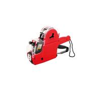 [KF00711] Q-connect Pince à étiqueter 2 lignes 10 chiffres/ligne coloris roug...
