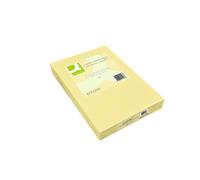 Papier couleur Q-CONNECT multifonction A4 80g/m2 unicolore jaune - Ramette 500 feuilles