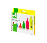 [KF01909] Q-connect Etui de 6 Surligneurs 2/5 mm Pointe Biseautée couleurs éc...