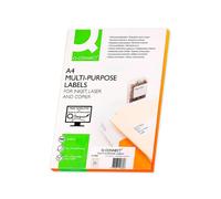 [KF10647] Q-connect Boite 2400 Étiquettes adhésives 70x37mm coins droits jet ...