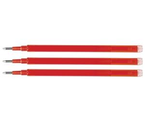 Kf11059 Lot de 3 stylos rétractables Q-Connect effaçables Rouge