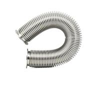 KF25 Tuyau d'extension flexible et compressible à soufflet sous vide - Acier inoxydable 304, résistant à la erosion, 1 pièce(500mm)