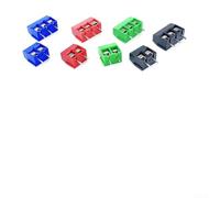 KF301 5.0mm Pas PCB Mount Screw Terminal Block Kit (68pcs) - 2P & 3P Code Couleur Rouge/Bleu/Vert/Noir pour Arduino, pour Raspberry Pi A+/B+/2