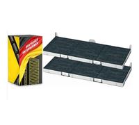 Kf3tec Lot de 2 filtres à charbon actif (2 filtres) pour Siemens LZ45610, LZ45650, Bosch, Neff, Siemens 11025806, 11008216, Z54TC02X0