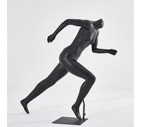 KF4-8 Femme courant Eurotondisplay Mannequins sportifs Homme Femme noir mat Position vélo Basketball Football ou courant Posture active Beau et haut de gamme