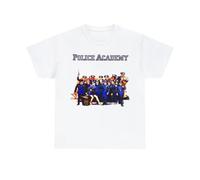 KFASTIIM Police Academy Shirt 80s Retro Vintage Comedy Film T-Shirt AllsWhiteM