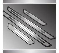 KFBJM Voiture Inoxydable Seuil Porte pour MG EHS eHS 2018-2025, Antidérapants Anti-Rayures Protection Bande Décorative Anti-Usure Accessoires,A