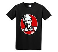 KFC Tshirt Funny Graphic Cotton Summer Tops Tee Shirts Black L