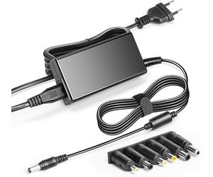 KFD 18V Universel Bloc d'alimentation pour Thrustmaster T128-X Bose Expression Thomson soundbar Enceinte Portable Bluetooth sans Fil DC18V 1,5A 18V 2A 18V 2,69A Alimentation Chargeur avec 6 Embouts