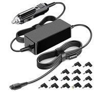 KFD 90W 100W PC Chargeur Universel de Voiture pour Asus HP Dell Toshiba Lenovo Thinkpad Acer Compaq Samsung Sony Huawei Medion Laptop Notebook Ordinateur Portable Entrée 12V 24V PC Chargeur de Voiture