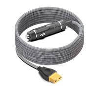 KFD Câble Chargeur de Voitur XT90 pour FERIY AF-P110 P210 P310 2001A FOSSiBOT F3600 Pro Bluetti AC200 AC200P AC200Max Solar Generator Station d'Alimentation Portable -16AWG 1.5m Câble Voiture 12V-24V