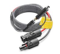 KFD Câble de charge solaire de 3,5 m avec adaptateur 8 mm vers DC8020 et DC7909 - Compatible avec Jackery Explorer, BLUETTI AC180/EB3A/EB70, Anker 521/535/555, GZ Yeti Powerstation, rallonge de