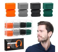 KFDDRN Jawline Trainer - 4 niveaux de résistance (35, 45, 55, 29,5 kg) - Définit la mâchoire et réduire la graisse du visage - Compact et discret - Idéal pour homme et femme