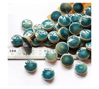 KFGISD, 100 g 200 g Fragments de mosaïque en céramique DIY en forme irrégulière Pierre libre Pièces en porcelaine Matériau fait main Collage Petits carreaux,Carreaux de mosaïque(100g 01)