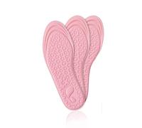 KFGISD, 3 paires de semelles for enfants ayant les pieds qui transpirent, semelles orthopédiques respirantes, semelles élastiques for enfants,Semelles orthopédiques(Pink,M)