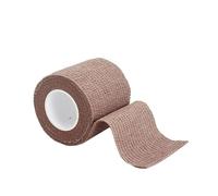 KFGISD, Bandage élastique auto-adhésif coloré de 4,8 m for le sport, for les genouillères, les doigts, les chevilles, les paumes et les épaules ，Bandage auto-adhésif(Brown,7.5cmX4.8cm)