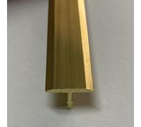 KFGISD, Bande de recouvrement de Joint for carrelage et parquet en Vinyle, Largeur des Bandes de Finition for Joint de Porte,Bande de Transition en Laiton pour Sol(15mm (9/16") Width)