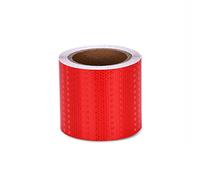 KFGISD, Bande réfléchissante, autocollants réfléchissants, ruban auto-adhésif, ruban d'avertissement de danger for voiture, camion, moto,Ruban réfléchissant(Red)