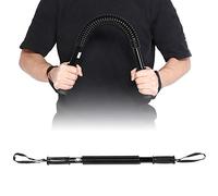 KFGISD, Barre Power Twister 20-60 kg, extenseur de poitrine à ressort, extenseur de bras, entraîneur de traction for exercices musculaires des bras,Renforceur de bras(60kg)