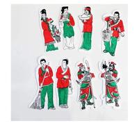 KFGISD, Billet de banque Paradise, fournitures funéraires, 8 ensembles de serviteurs, argent for le festival Qingming et le festival des fantômes ，Articles pour la fête de Qingming