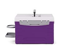 KFGISD, Boîte à outils, boîte à pêche, seau de pêche, mini glacière, légère et portable, for appâts vivants, poissons, crevettes, matériel de pêche, peut s'asseoir, petite boîte de pêche avec porte-go