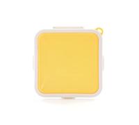 KFGISD Boîte à sandwich en silicone for bureau, étudiant, portable, à emporter, pouvant être chauffée ，Boîtes à repas(Yellow)
