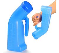 KFGISD, Bouteille d'urinoir portable for toilettes for hommes, bouteille d'urine en plastique de 1 L avec couvercle à vis, pot for voyage, tente, camping, urgence,Urinal