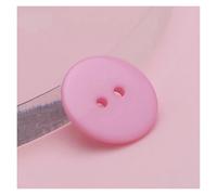 KFGISD, Boutons de couture décoratifs 9-30 mm Bouton mixte Vêtements Bouton de pain à double œil coloré for bricolage Résine Scrapbooking Tricot à la main Artisanat,Boutons(Pink,32L 20.0 MM 30pcs)