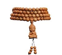 KFGISD, Bracelet de Perles de prière Bouddhiste, Bracelet de Perles, Perles de prière, Bracelet Multi-Cercles en Teck de 6 mm,Chapelet