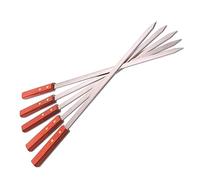 KFGISD, Brochettes de kebab, brochettes de barbecue, fourchette plate en acier inoxydable, grilles à aiguilles for barbecue ，Brochettes(2 Pieces)