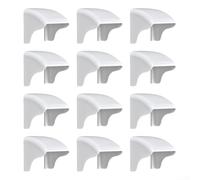 KFGISD, Cache de protection for interrupteur extérieur de type 86, résistant à la pluie et à la poussière, lot de 12, 105 x 105 mm ，Couvercle étanche pour prise électrique(White 12pcs)