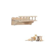 KFGISD, Cadre d'escalade Mural en Bois Massif for Chat, étagères et perchoirs for Chats, for Jouer et Dormir,Arbre à Chat(S5)