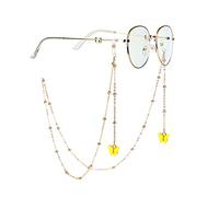 KFGISD, Chaînes de lunettes élégantes avec pendentif papillon for femmes ，Chaînes pour lunettes