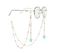 KFGISD, Chaînes de lunettes élégantes avec pendentif papillon for femmes ，Chaînes pour lunettes