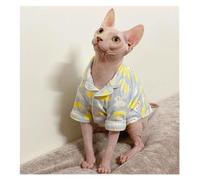 KFGISD, Chemise de Pyjama en Coton Printemps et été à Petits Nuages, Pas de vêtements de caverne ，Vêtements pour Chats(XL)