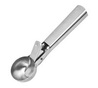 KFGISD, Cuillères à glace multifonctions en acier inoxydable, cuillère à double usage for fruits, pastèque, boule, outils ménagers,Cuillère à glace(S)