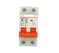 KFGISD, Disjoncteur de batterie 2P 120 V CC for batterie de voiture, disjoncteur CC MCB 16 A, 25 A, 32 A, 40 A, 63 A, courant de coupure 4000 A,Disjoncteurs à verrouillage(20a)