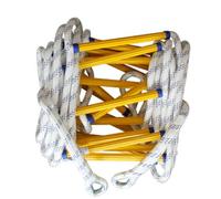 KFGISD, Échelle de Secours, échelle de Secours Portable et légère, compacte et réutilisable, for Maisons de 2 à 3 étages,Échelle de Corde(16F/5M)